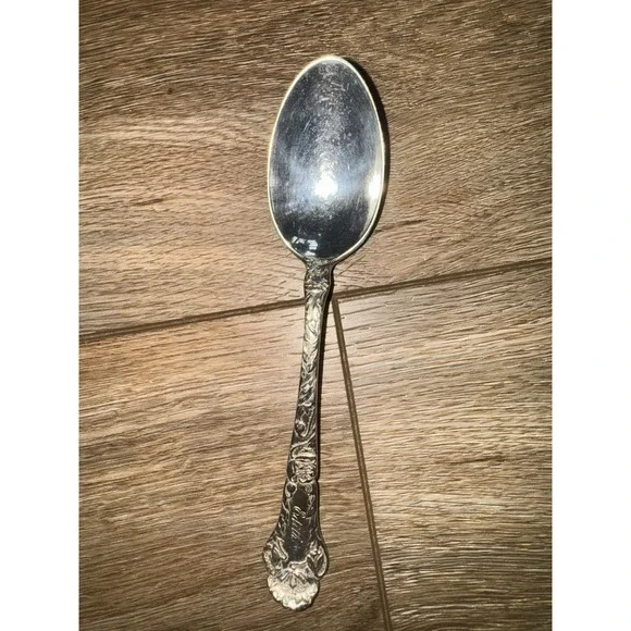 VTG Gorham Sterling Silver Teaspoon Iris Pattern Pat 1903 Art Nouveau - Picture 1 of 6